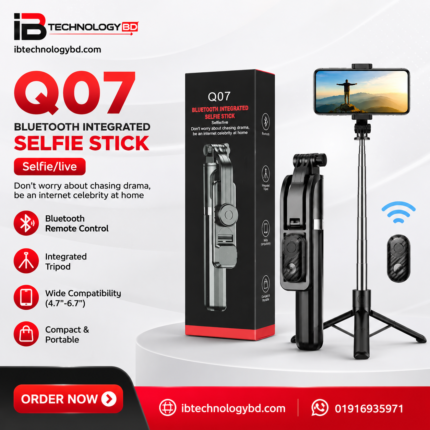🔥 Q07 Bluetooth Integrated Selfie Stick 🔥