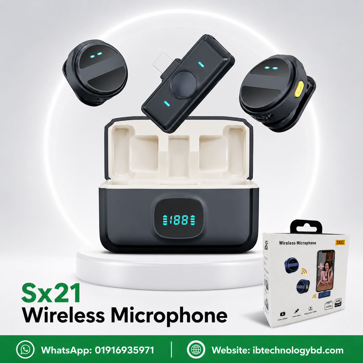 Sx 21 wireless microphoon